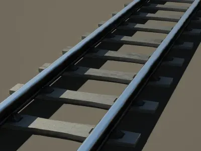 Rails Models 3D model