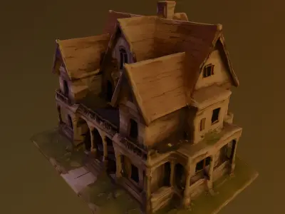 Haunted-House 3D model