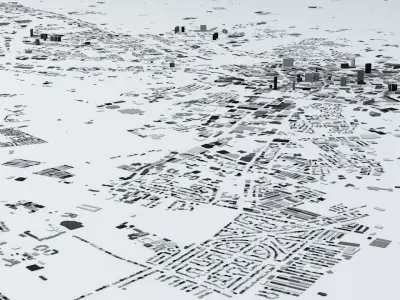 Manchester Streets and Buildings 3D model