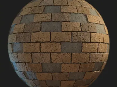 Sandstone brick tile Texture