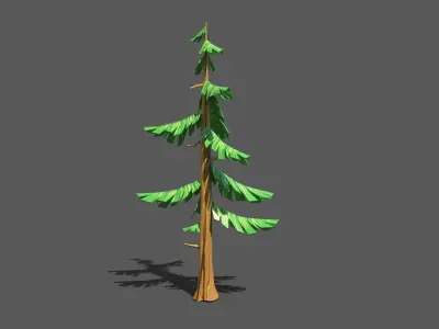 tree01 pine tree 3D model