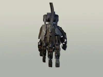 hand mechanical 02 3D model