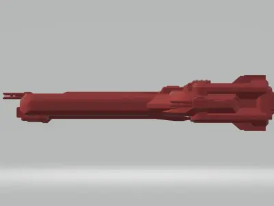 CS1-082023 Concept Attack Cruiser 3D print model