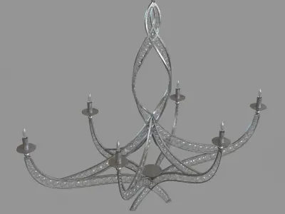Firebird Chandelier 3D model