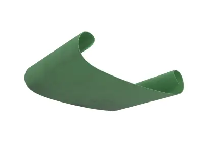 Scroll Paper v1 011 Low-poly 3D model