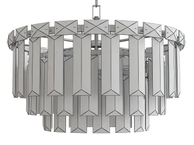 Arden Chandelier Low-poly 3D model