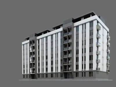 Residental Building ID039 3D model