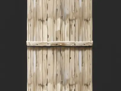 Stylized Wood Fence Seamless Texture  Texture