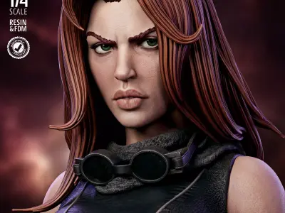 STAR WARS Mara Jade Portrait Bust  3D print model