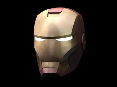 Iron Man helmet 3D model get