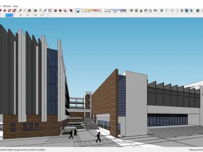 Sketchup School and University K4 3D model