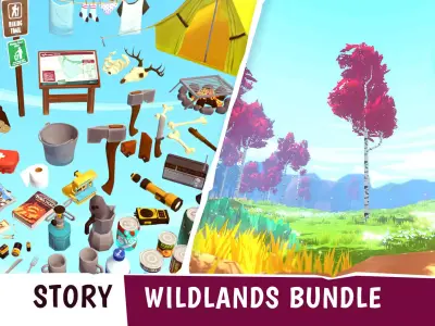 STORY - Wildlands Bundle Low-poly 3D model