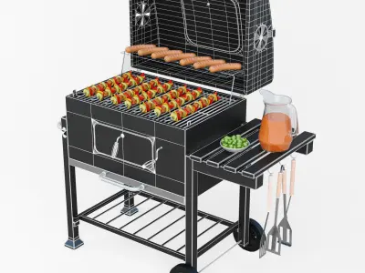 Barbecue   Jumbuck  Franklin 3D model