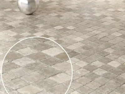 Mrf Pavement Set28 Low-poly 3D model