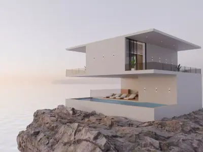 Meta Homes - 05 - Baked Low-poly 3D model