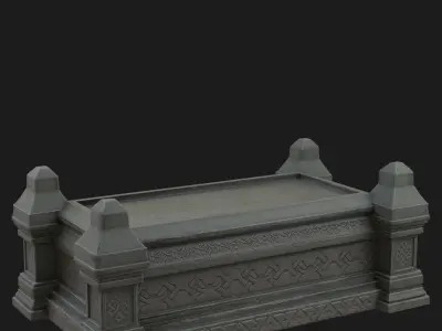 Celtic Sarcophagus 3D model
