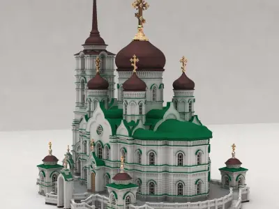 Annunciation Cathedral  Voronezh 3D print model