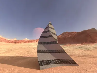 Pyramid Building 3D model
