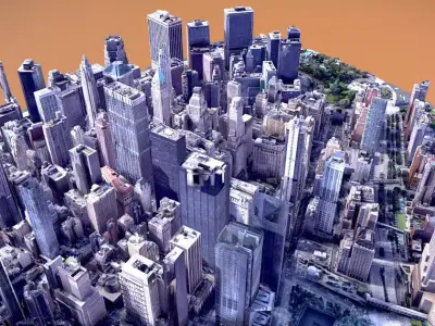 New york city Free 3D model