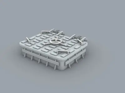 Ship Hatches Set PM - 4 Hatches 3D print model