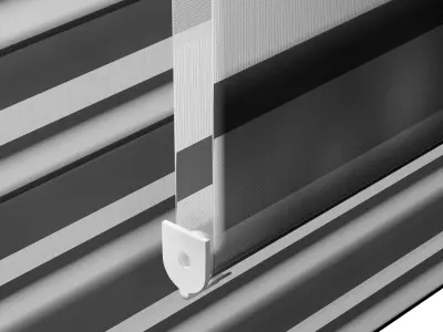 WOLTU Double Roller Blind with Clamp Fastening 02 Low-poly 3D model