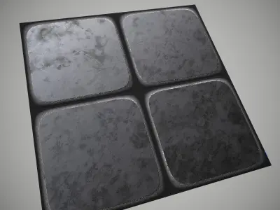Metal tiled material Texture