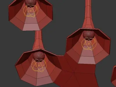 DRIADA set of pendant lights 3D model