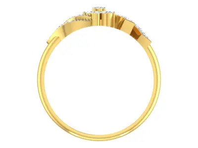 Solitaire Engagement Wedding Ring 3dm STL OBJ FBX Render Details 3D print model shop