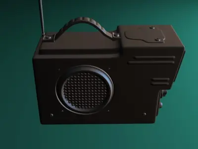 The Portable Television 3D model