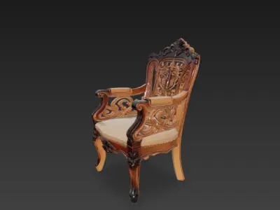 nostalgic chair 3D model