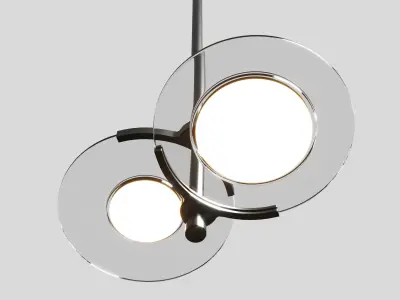 LG Chem Showcases Latest OLED pendant lights 3D model