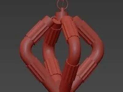 Chrome Pendant 3D model
