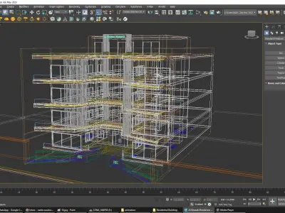 AK Residential Building Exterior Design 3D model
