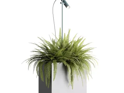 Dots Planter Lamp 3D model