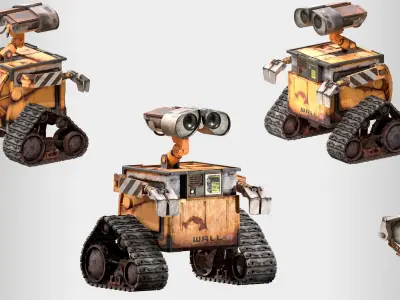 Wall-E Low-poly 3D model