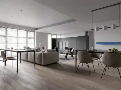 apartment interior scenes     3D model shop