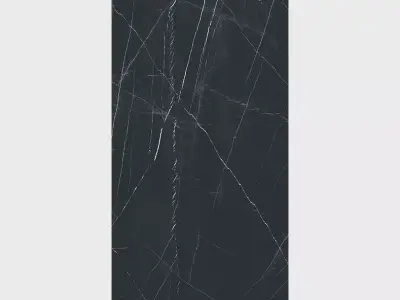 Black Marble Floor Tile 3D Model  Texture