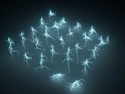 Lightning Pack v40 3D model