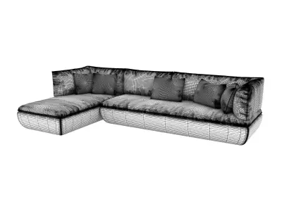 Mimic Modular Sofa Comp B 3D model