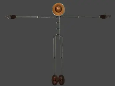 Lamphead Robot Character 3D model