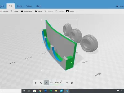Mandalorian Belt holder and Accessory 3D print model
