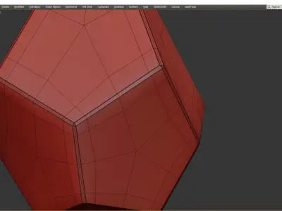 Geometry Glass Light Pendant Transparent 4 Low-poly 3D model
