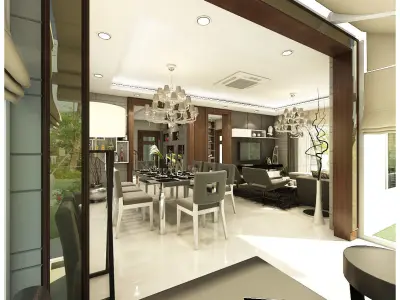 Modern classic style 3D model