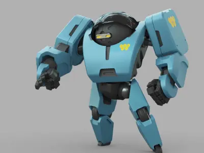 ANDROID M-3000  RIGGED 3D model