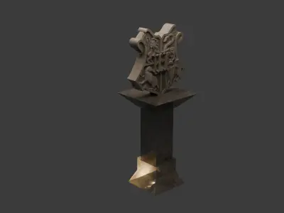 Hogwarts sculpture 3D model