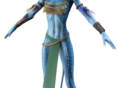 NEYTIRI  AVATAR Navi Female Warrior 3D model