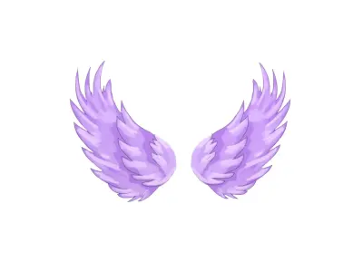 Game Wing v1 001 Free low-poly 3D model