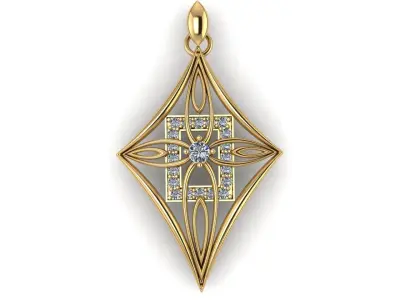 Women Pendant  3D print model