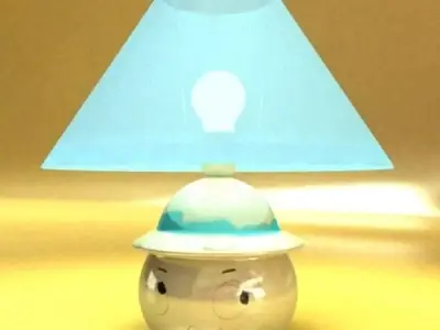 Little Table Lamp 3D model