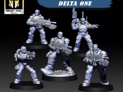 Scions of War Delta One 3D print model